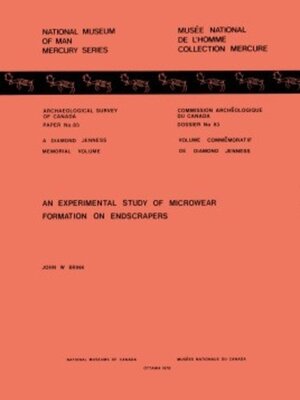 cover image of Experimental Study of Microwear Formation on Endscrapers